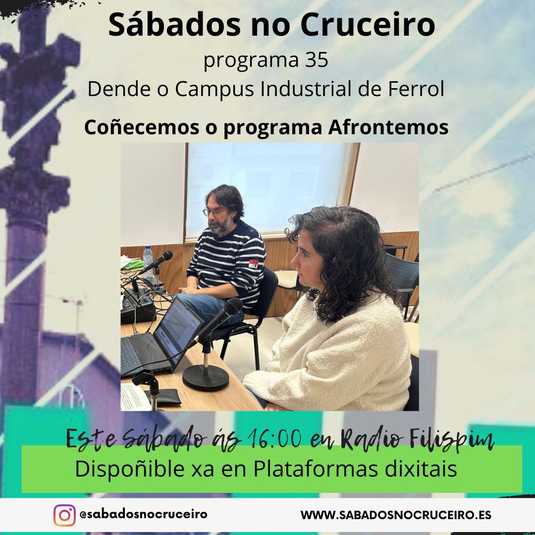 Falamos con Carlos de Francisco e Alicia Martínez Blanco (Afrontemos – UDC)